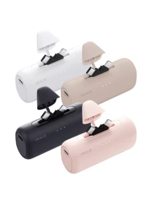 【iWALK】SWITCH 快切直插式行動電源｜雙接頭 20W快充 5500mAh 口袋移動電源 Wh 3C認證 充電寶